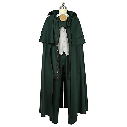 Edmond Dantès Monte Cristo Avenger Cosplay Costume for Women & Men - Perfect for Halloween, Christmas, Carnival Parties & Anime Conventions