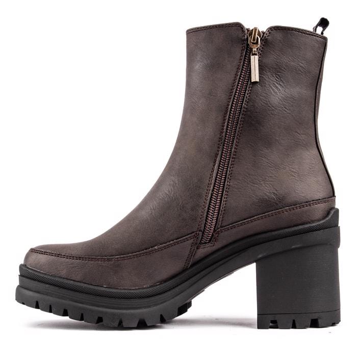 Vegan Leather Chelsea Boots for Women | Brown | Comfortable & Stylish | Perfect for Fall, Winter & Casual Outfits