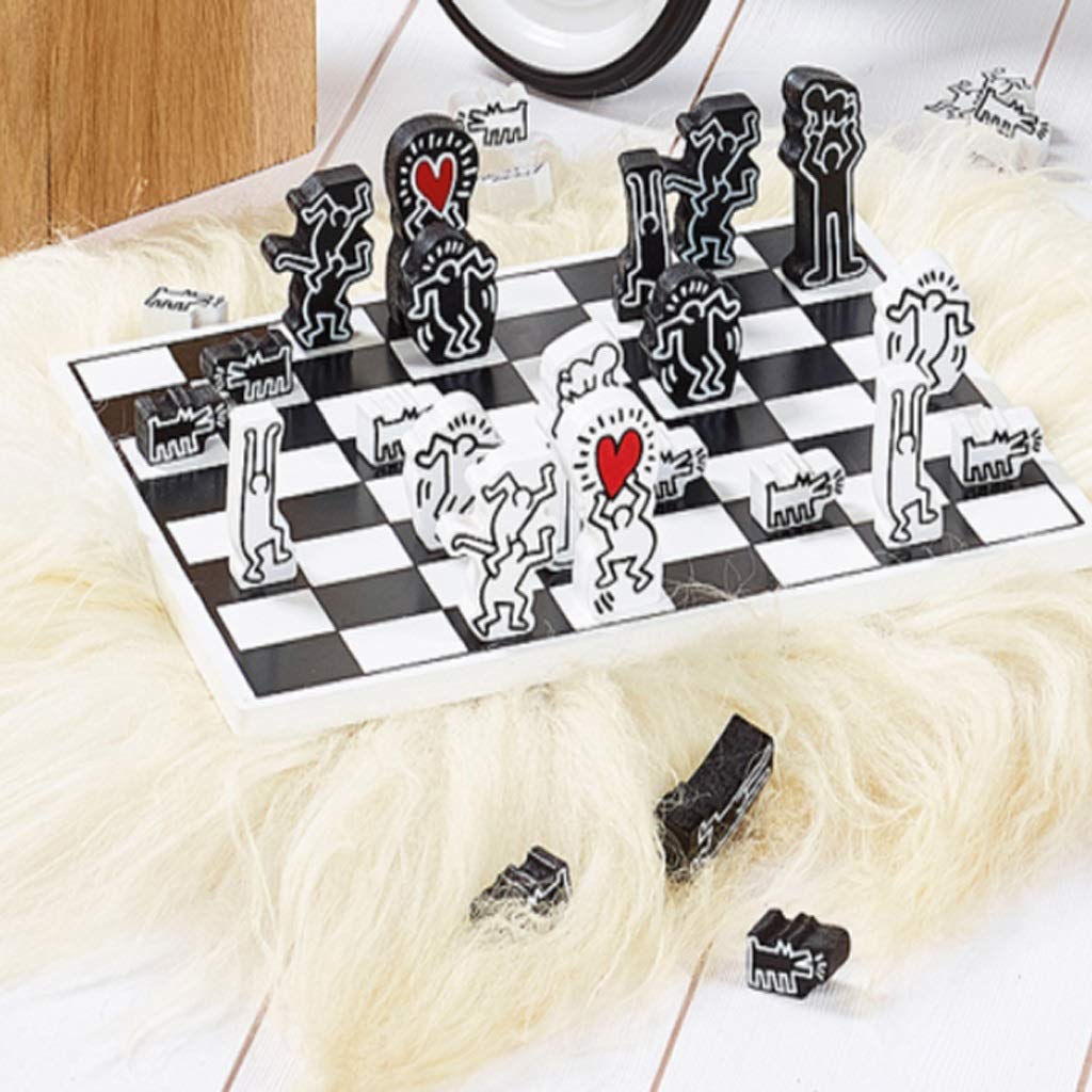 WJING Portable Travel Chess Set for Kids & Adults - Folding Board Game with Storage Bag - Perfect for Home, Office, Travel & Gifts - Classic Strategy Game for Family Fun & Brain Training
