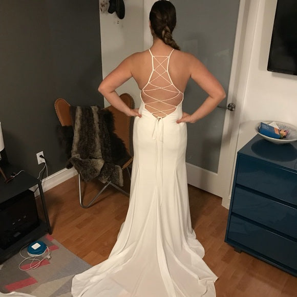 Willowby Knox 59310 Wedding Gown - Elegant Lace Bridal Dress for Bride, Perfect for Church Ceremony & Beach Weddings