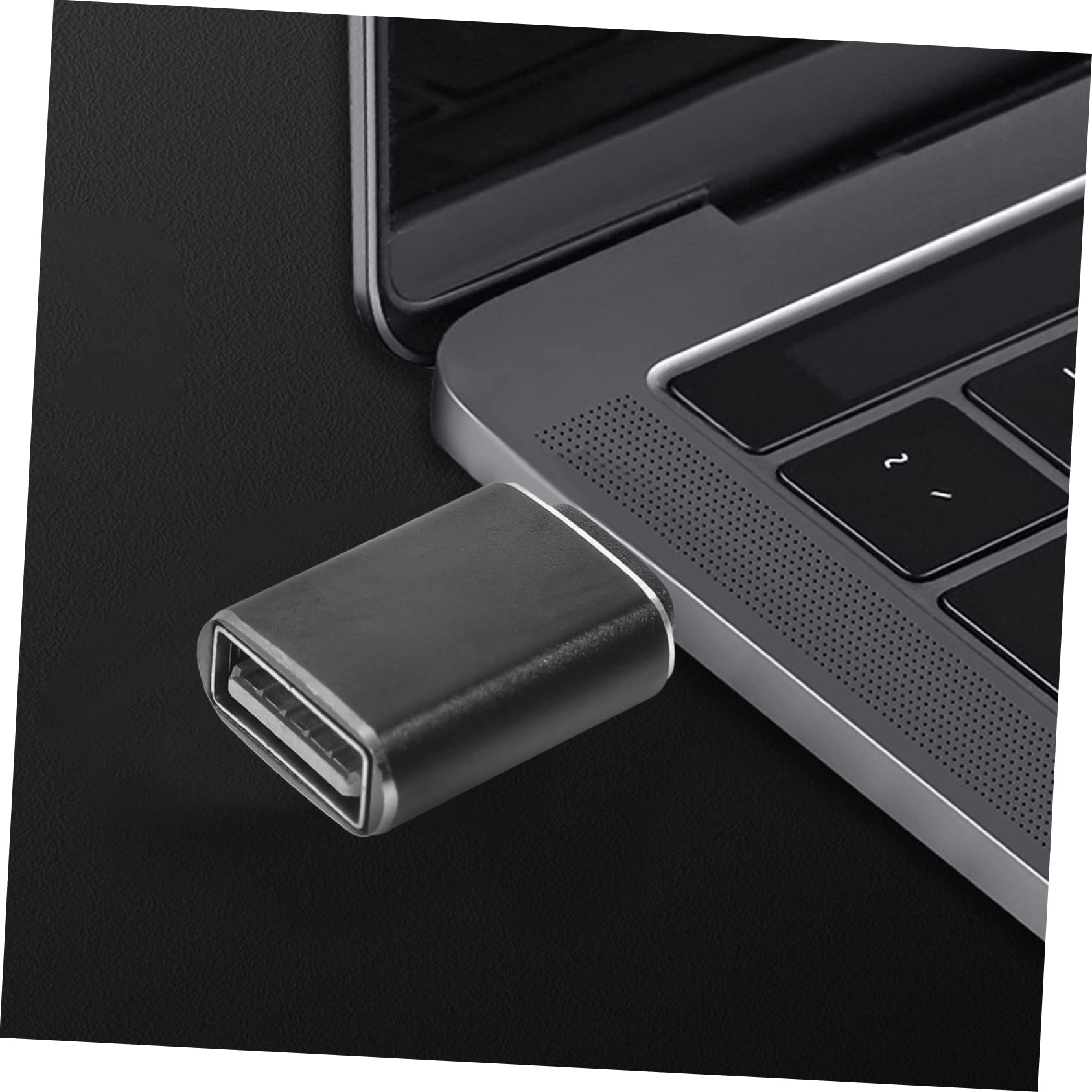 Uonlytech 6-Pack USB-C to USB Adapter, USB-C Male to USB Female Converter for Laptop, Phone, Tablet - Compatible with MacBook, iPad, Samsung & More - Durable Plastic Design for Home, Office & Travel Use