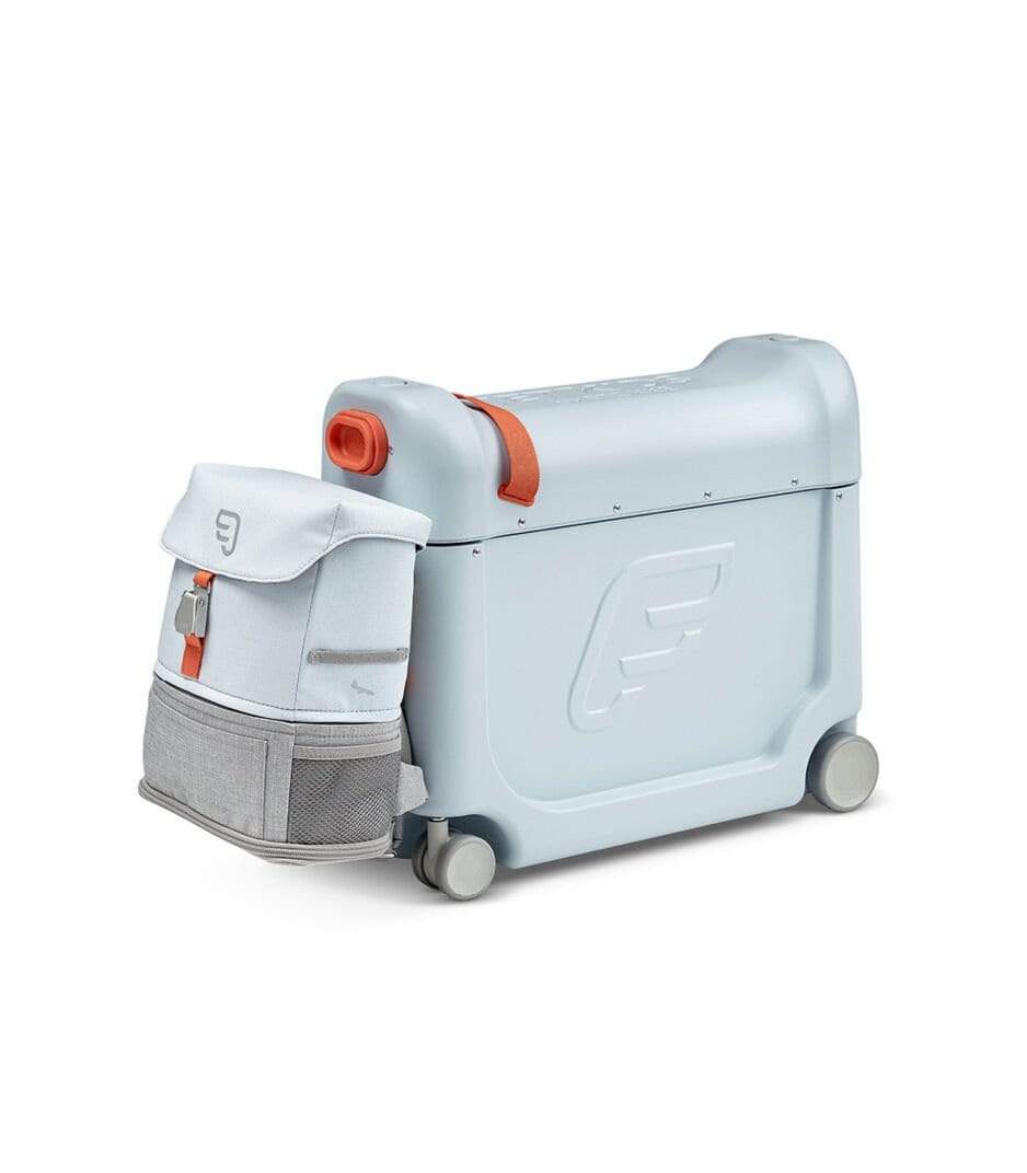 Stokke by JetKids BedBox & Crew Backpack Travel Bundle - Kids In-Flight Sleep Solution for Airplane Travel with Storage & Comfort