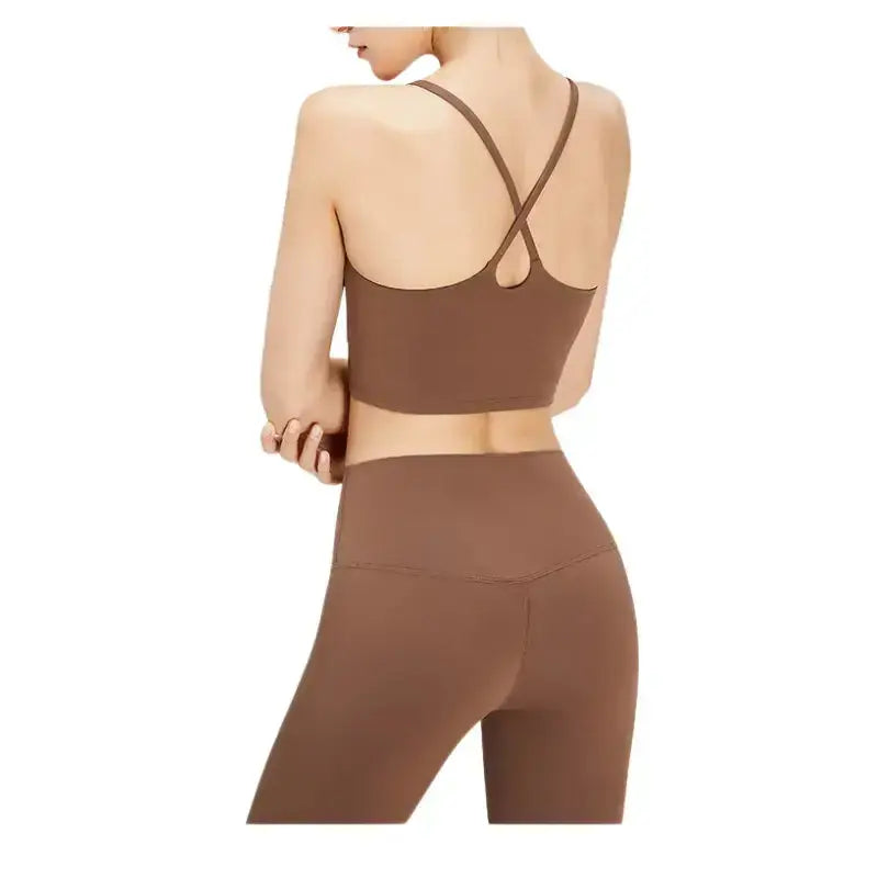 Women's High-Waisted Yoga Pants & Sports Bra Set - Breathable Workout Clothes for Gym, Running & Yoga | Swimcore Activewear for Women | Perfect for Fitness, Pilates & Lounge Wear