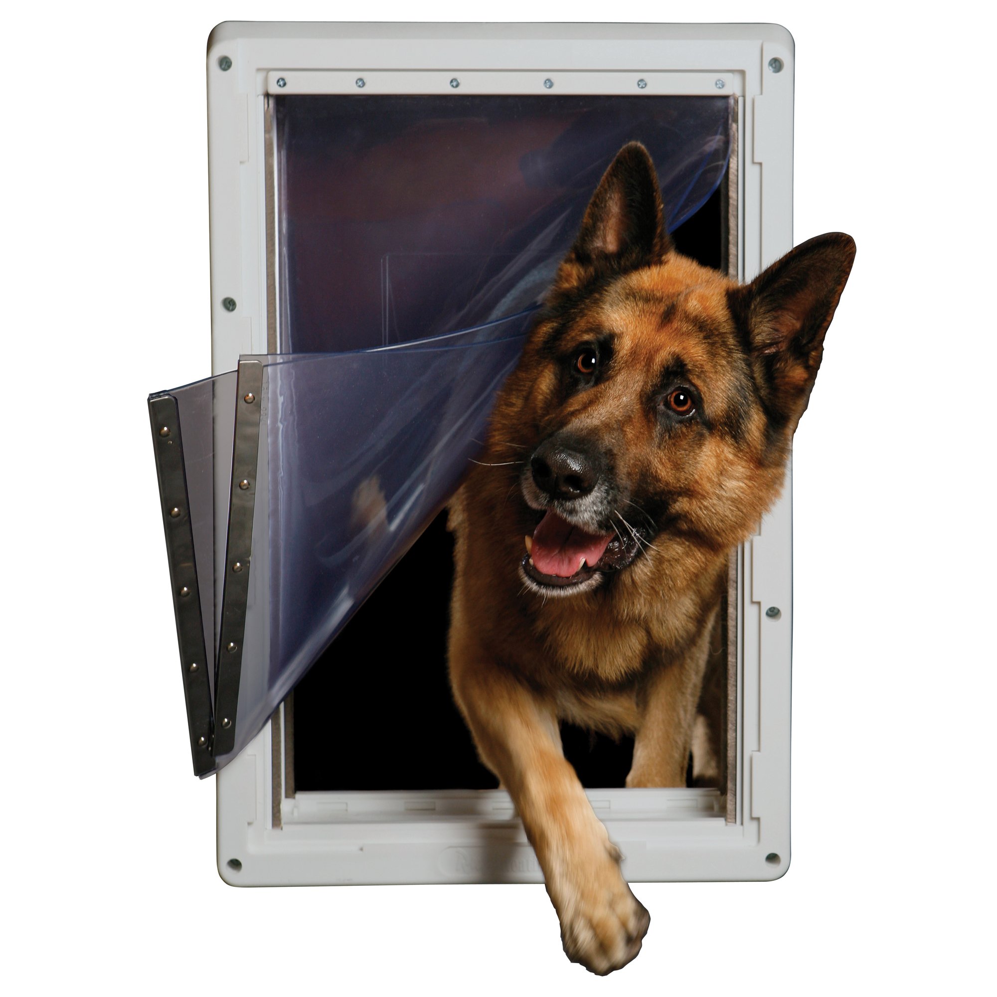 Ideal Pet Products Designer Series Ruff-Weather Pet Door with Telescoping Frame - Super Large 15