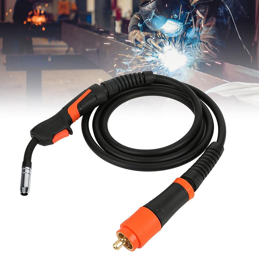 EVTSCAN MIG15 Welding Gun Torch with Copper Brass Nozzle - 15AK Welding Equipment with 3 Meters Cable - Ideal for Metal Fabrication, Automotive Repair & DIY Welding Projects