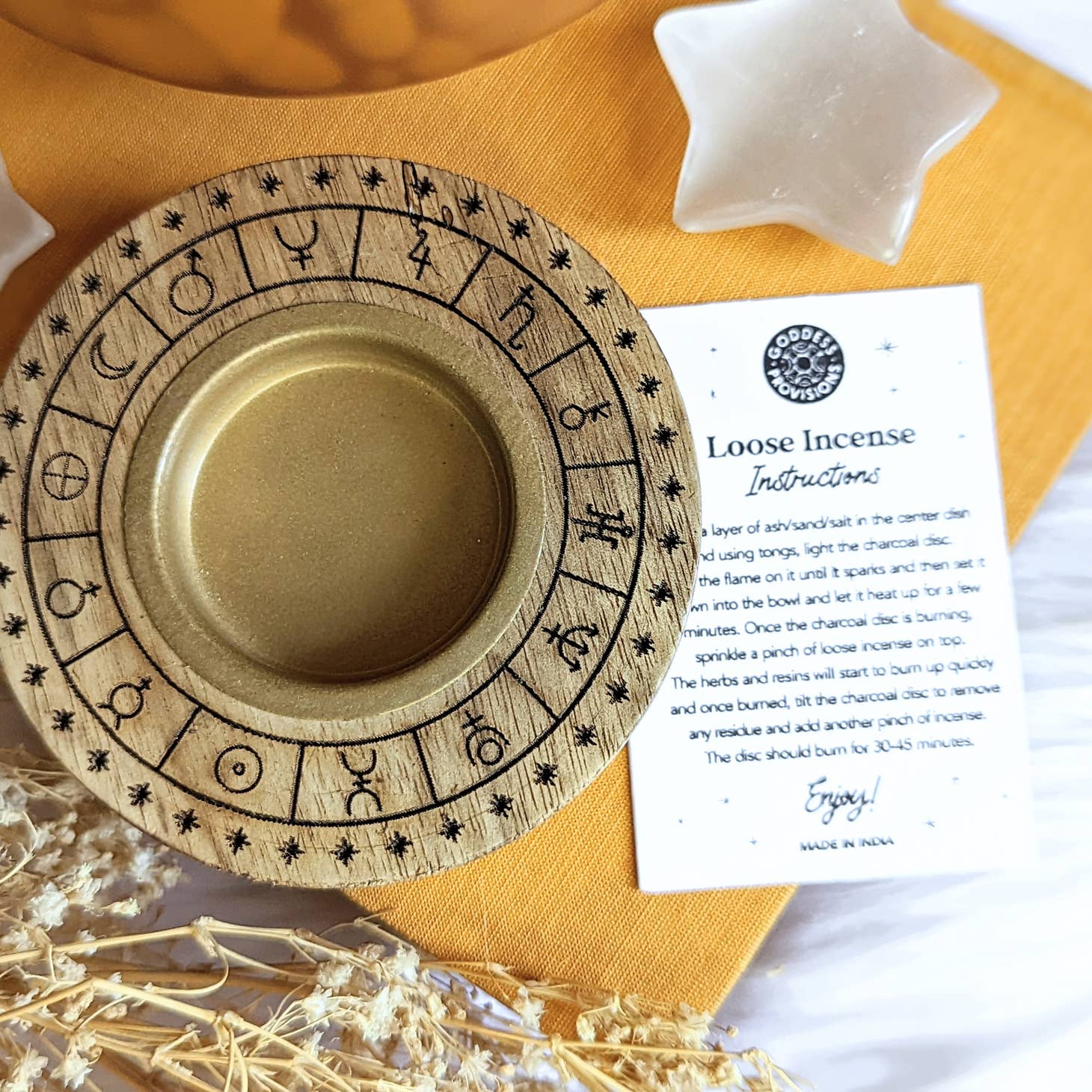 Planets Aligned Incense Holder - Unique Celestial Home Decor for Meditation, Yoga & Spiritual Relaxation | Perfect for Aromatherapy & Zen Spaces