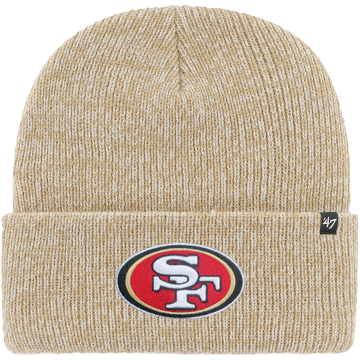 San Francisco 49ers Knit Cuff Beanie - NFL Team Logo Winter Hat for Men & Women - Perfect for Football Games, Cold Weather & Outdoor Activities