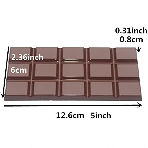 Premium Polycarbonate Chocolate Bar Maker Mold - Durable PC Candy Mould for Baking & Candy Making - Perfect for DIY Chocolate Bars, Candy Crafts & Holiday Treats