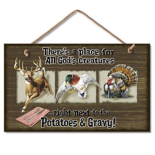 Funny Highland Cow Decor Sign - 9.5