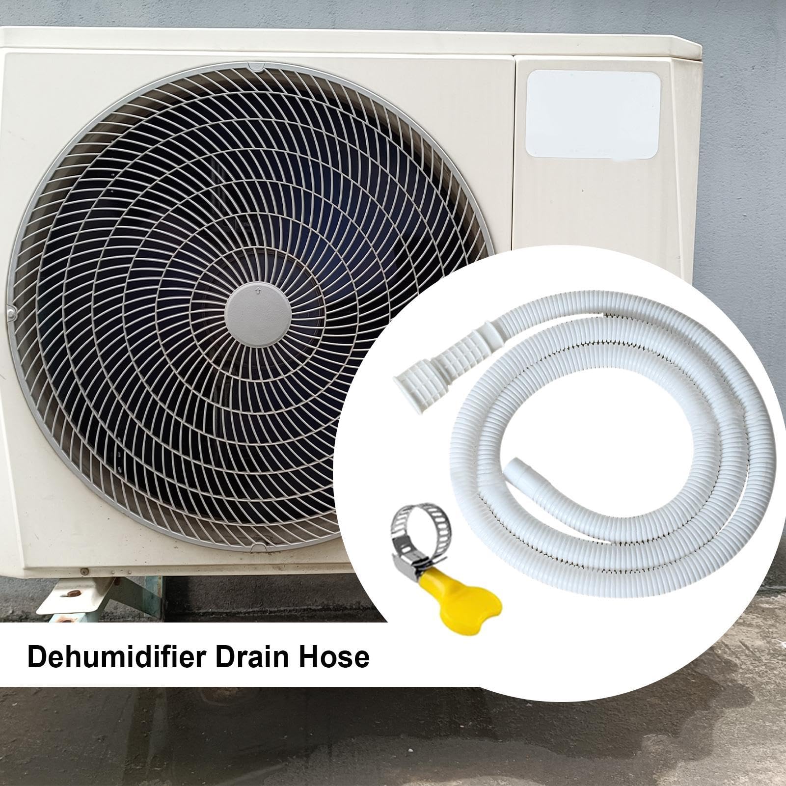 Flexible Dehumidifier Drain Hose - Leak-Proof for AC, Washer & Dishwasher | Home Appliance Maintenance