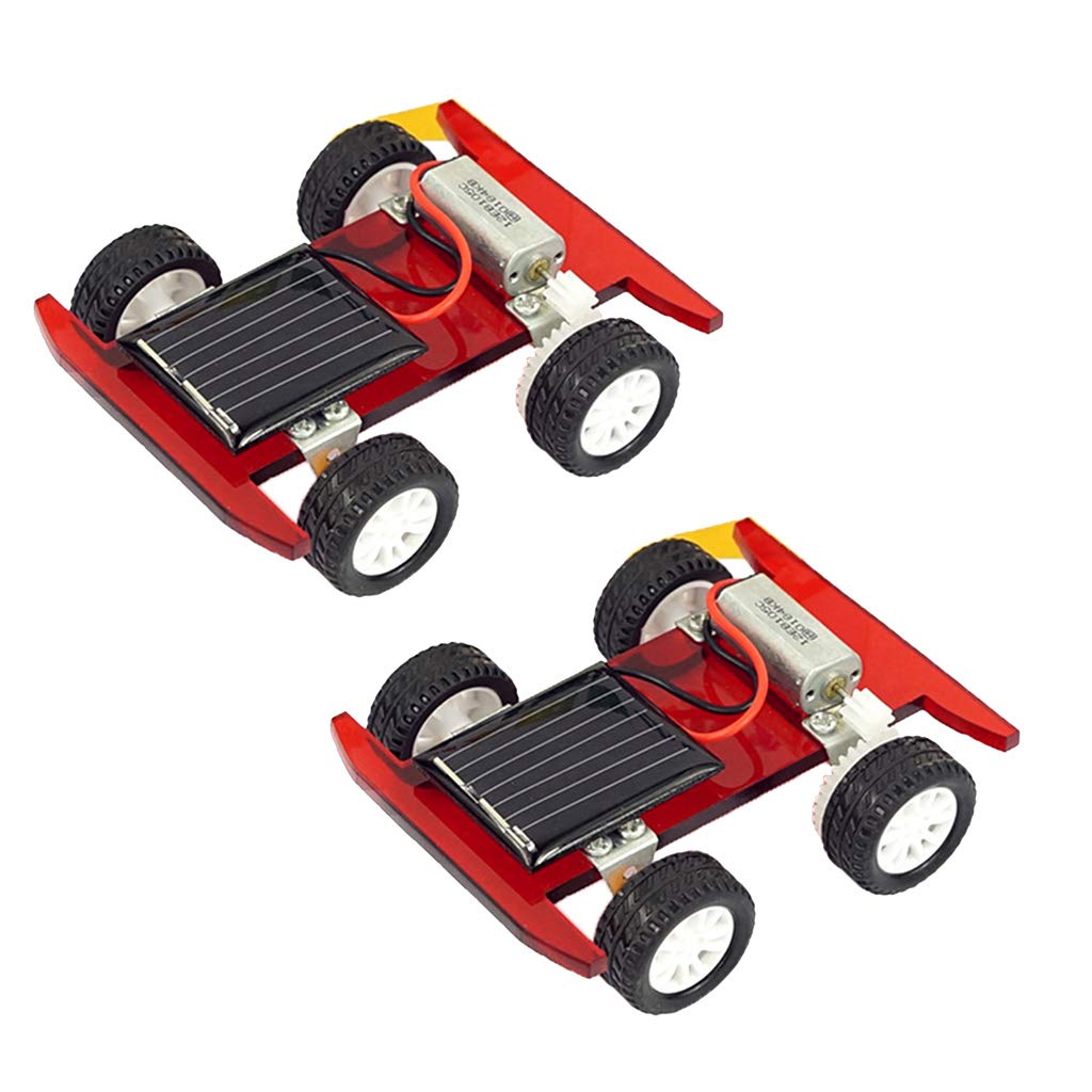 DIY Solar Powered Car Kit - STEM Educational Engineering Toy for Kids, Science Project & Outdoor Play Gift
