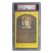 Duke Snider Autographed 4x6 Brooklyn Dodgers Hall of Fame Plaque Card - PSA/DNA Certified #85026268 - Perfect for Baseball Memorabilia Collections & Sports Fan Gifts