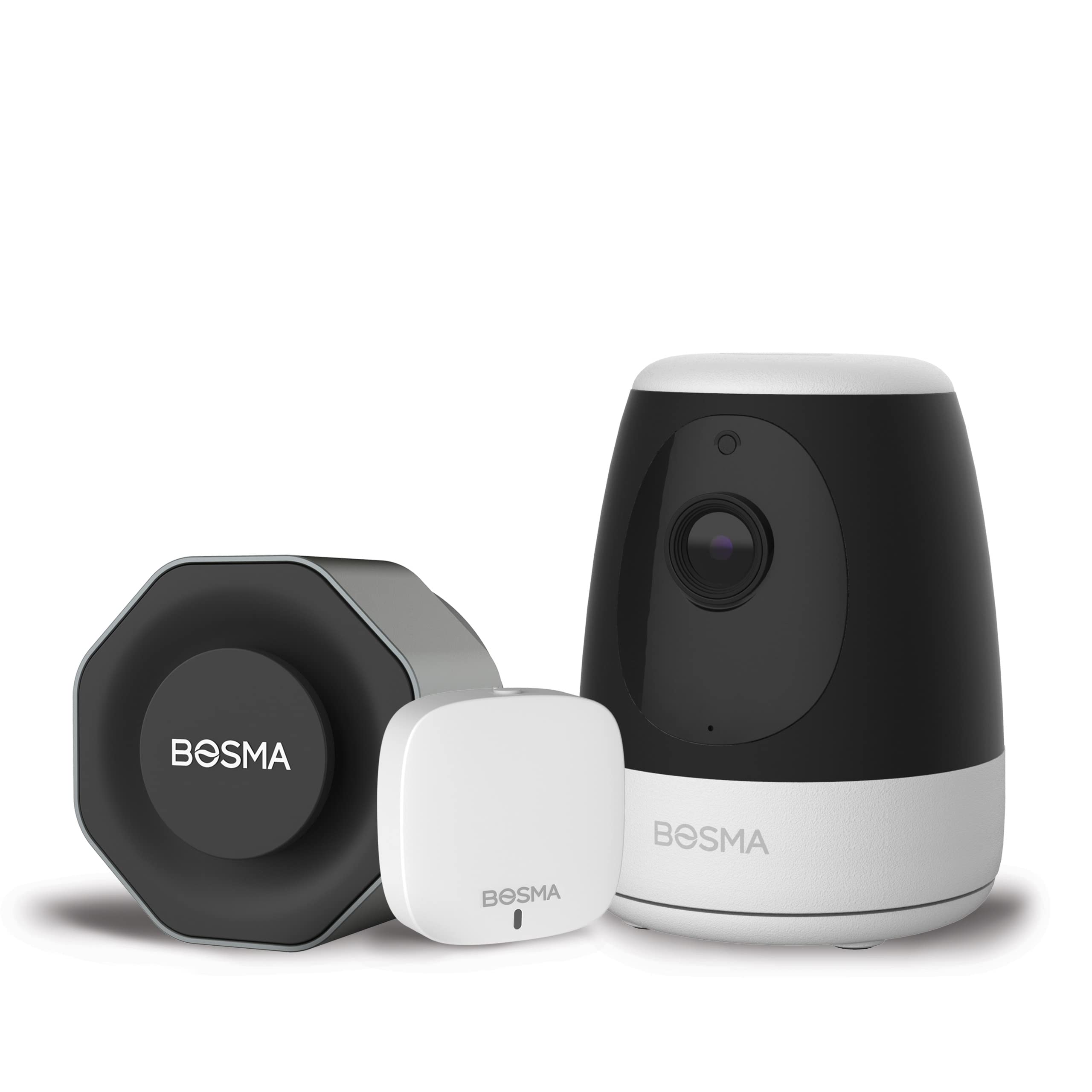 BOSMA Aegis WiFi Smart Door Lock & XC Pet Camera WiFi Indoor Security Camera Bundle - Smart Home Security System for Pets, Remote Monitoring & Keyless Entry - Perfect for Apartments, Houses & Pet Owners