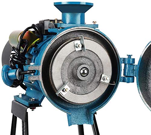 ABORON 3000W Commercial High-Power Electric Corn Grinder Machine - 110V Grain Mill for Corn, Wheat & Feed - Perfect for Farms, Bakeries & Home Use (Molino de Maíz Eléctrico)