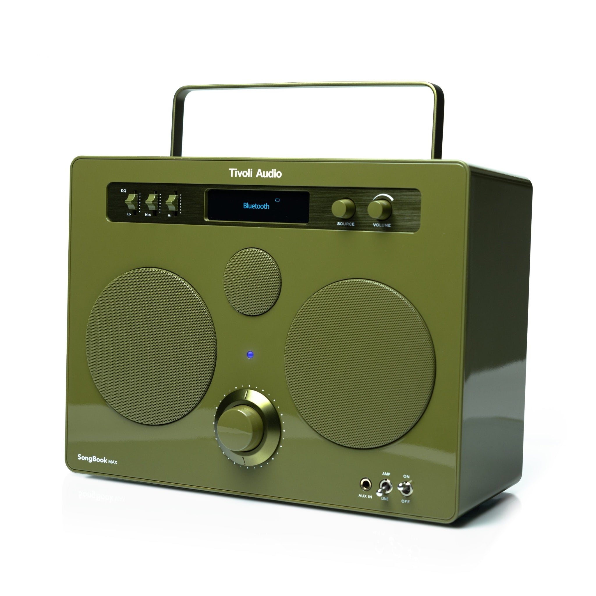 TIVOLI AUDIO Songbook Premium Wireless Bluetooth Speaker - High-Quality Sound, Portable, Green - Perfect for Home, Office, and Outdoor Use