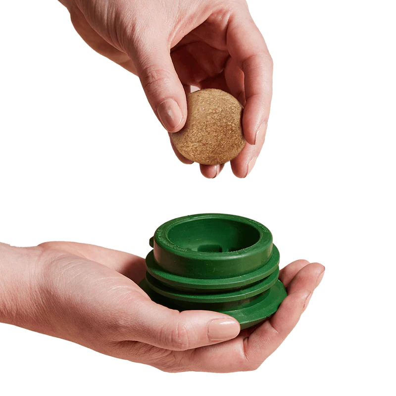 The Pupsicle Dog Toy in Green | Interactive Treat Dispenser for Dogs - Perfect for Playtime, Training & Mental Stimulation