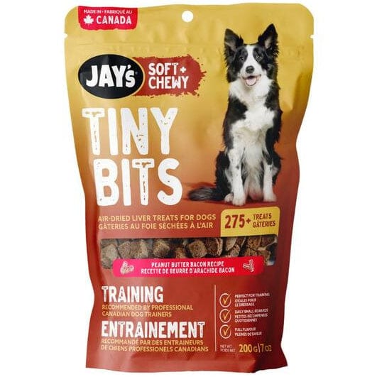 Jay's Soft & Chewy Tiny Bits Dog Training Treats - Peanut Butter Bacon Flavor | Perfect for Puppy Training, Obedience Rewards & Positive Reinforcement