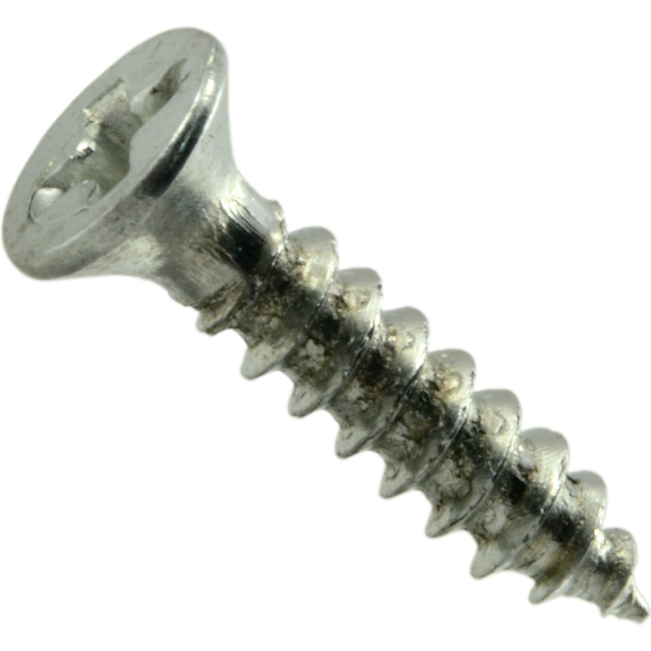 Phillips Flat Head Wood Screws 4 x 1/2 Inch (100-Pack) - Zinc Plated for Durability - Perfect for Furniture Assembly, Cabinetry & DIY Woodworking Projects