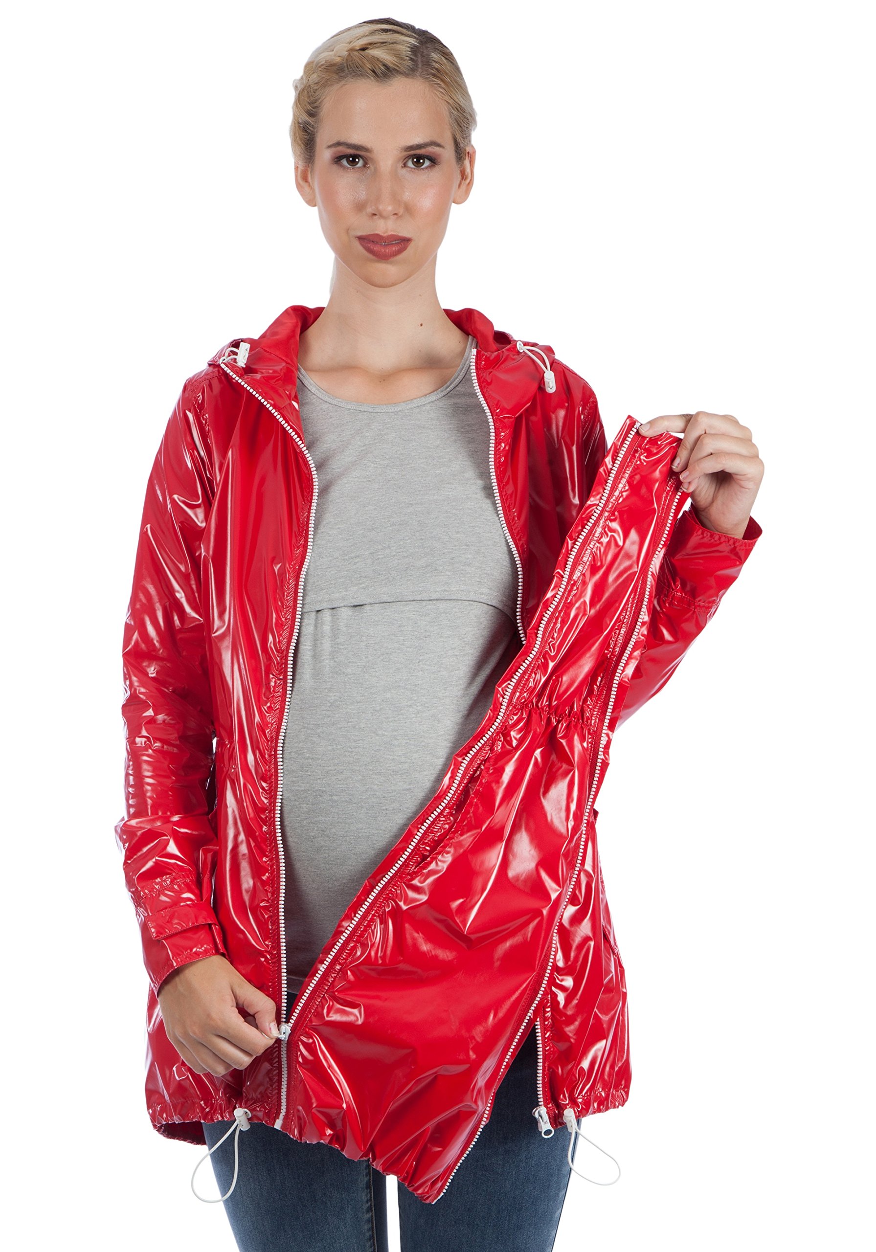 Maternity Raincoat Jacket 3-in-1 Technology - Waterproof, Windproof, and Breathable for Outdoor Adventures and Daily Commutes