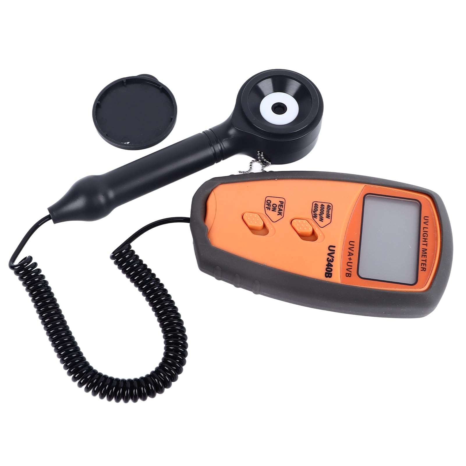 Professional UVA UVB Radiometer - High Precision 290-390nm UV Light Meter with 3 Measurement Levels | Ideal for Solar Research, Tanning Beds & UV Lamp Testing