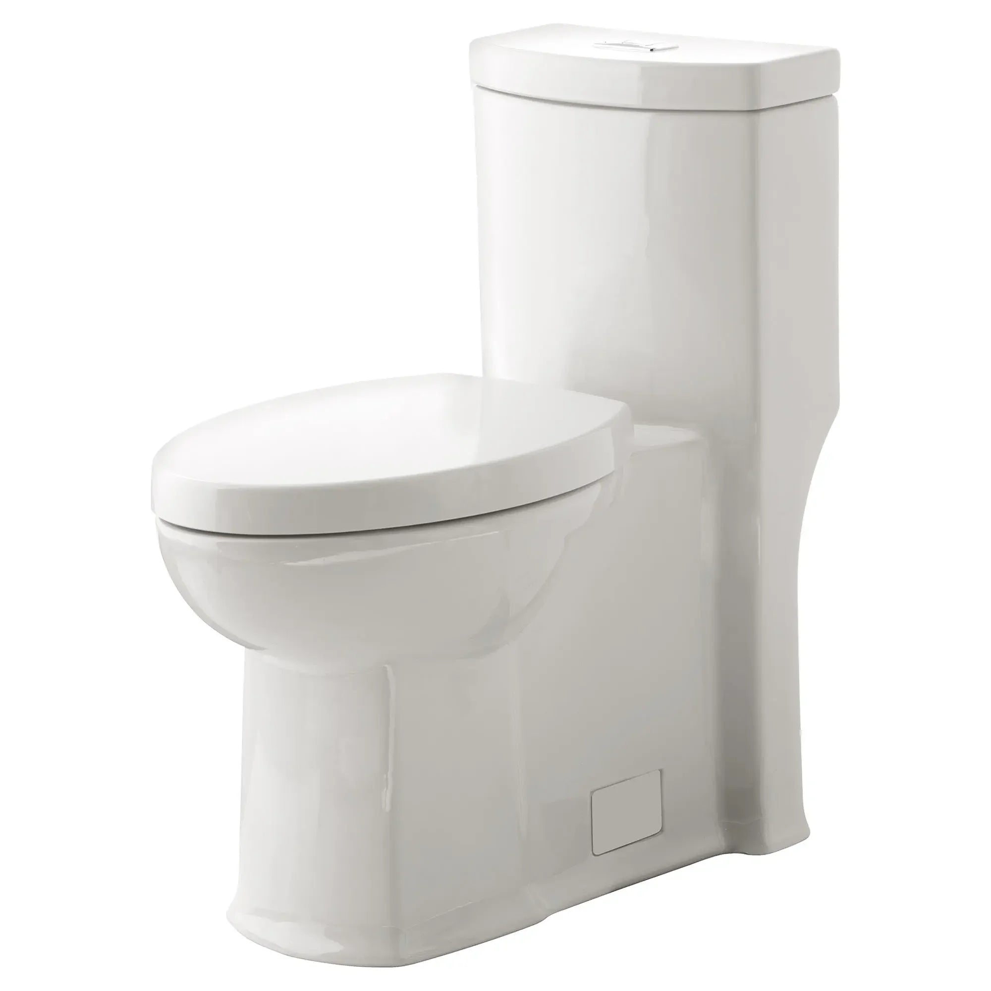 Boulevard® One Piece Dual Flush Toilet 1.6 GPF/6.0 LPF & 1.1 GPF/4.2 LPF - Chair Height Elongated Bowl with Soft Close Seat - Water Saving Bathroom Upgrade for Modern Homes
