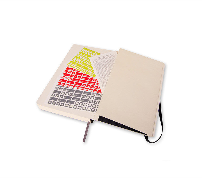 Moleskine 12-Month Horizontal Weekly Planner - Hard Cover Notebook for Work, School & Daily Organization | Perfect for Professionals & Students