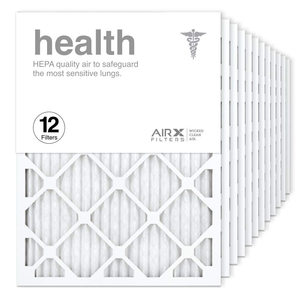 AIRx Filters 18x24x1 MERV 13 Pleated HVAC Air Filter - 12-Pack for AC Furnace, Made in USA | Improves Indoor Air Quality for Home & Office