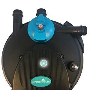 AllPondSolutions 30000L Pressurized Pond Filter Kit with 12000L/H Pump - High Efficiency Water Filtration System for Large Ponds, Lakes & Outdoor Water Features