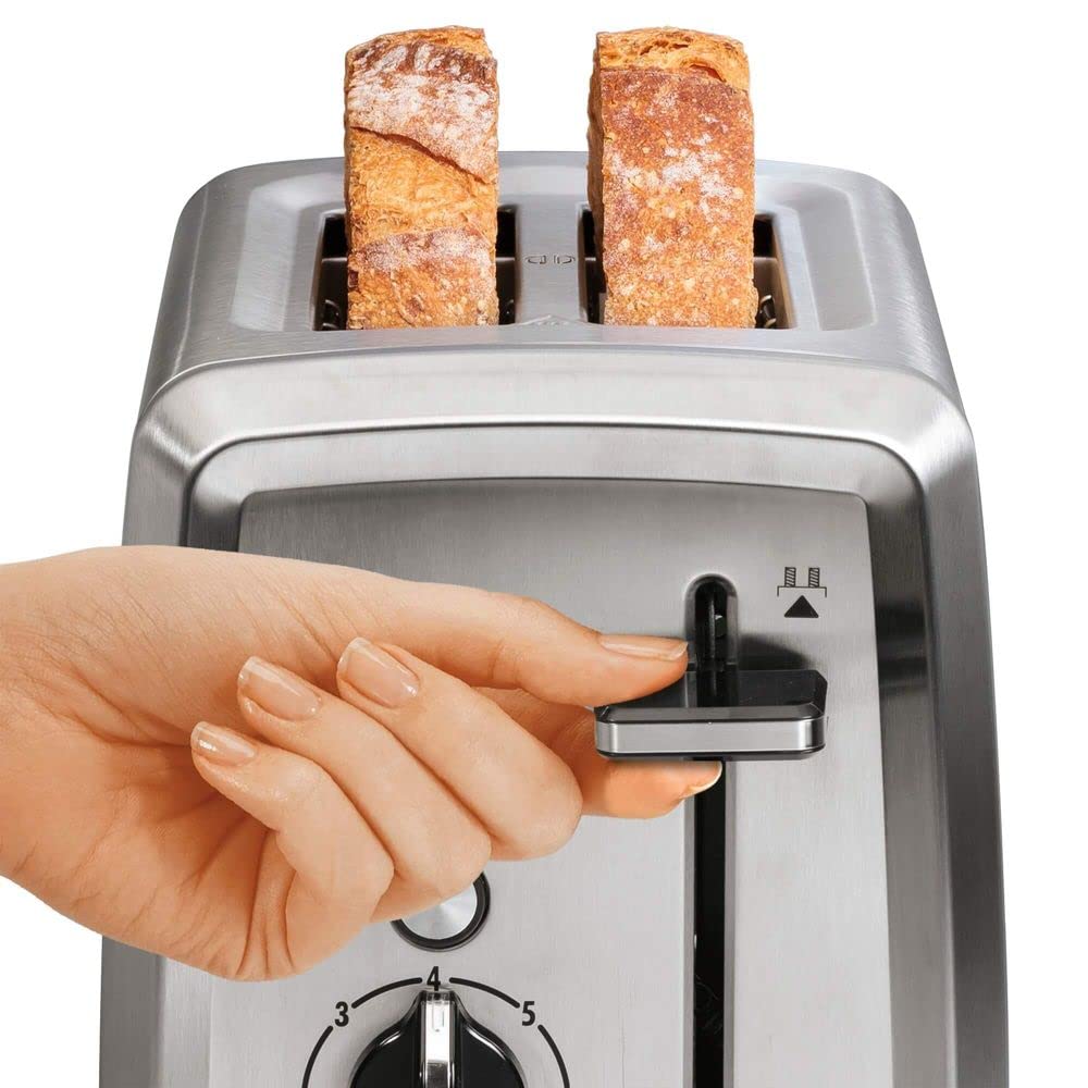 Hamilton Beach 2-Slice Stainless Steel Toaster, 220V - Perfect for Breakfast, Office, or Dorm Room Use