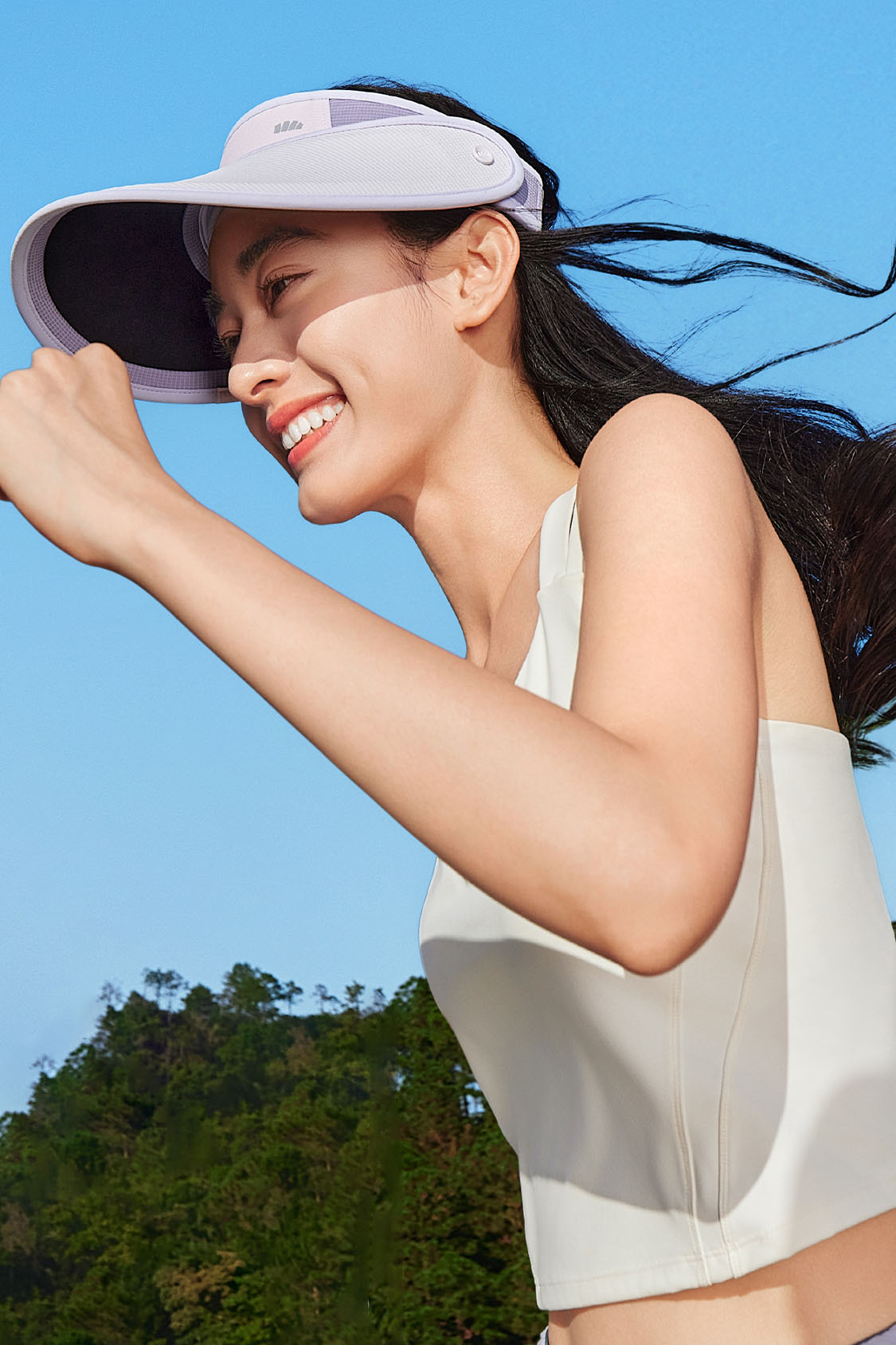 Skyline S24 Unisex Sun Visor Hat UPF50+ UV Protection - Perfect for Running, Golf, Hiking & Outdoor Activities