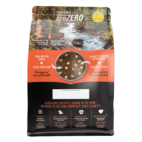 Nutrience SubZero Turkey & Pumpkin Limited Ingredient Dry Cat Food - Grain-Free, High-Protein Formula for Sensitive Stomachs - Perfect for Indoor Cats & Allergies Relief
