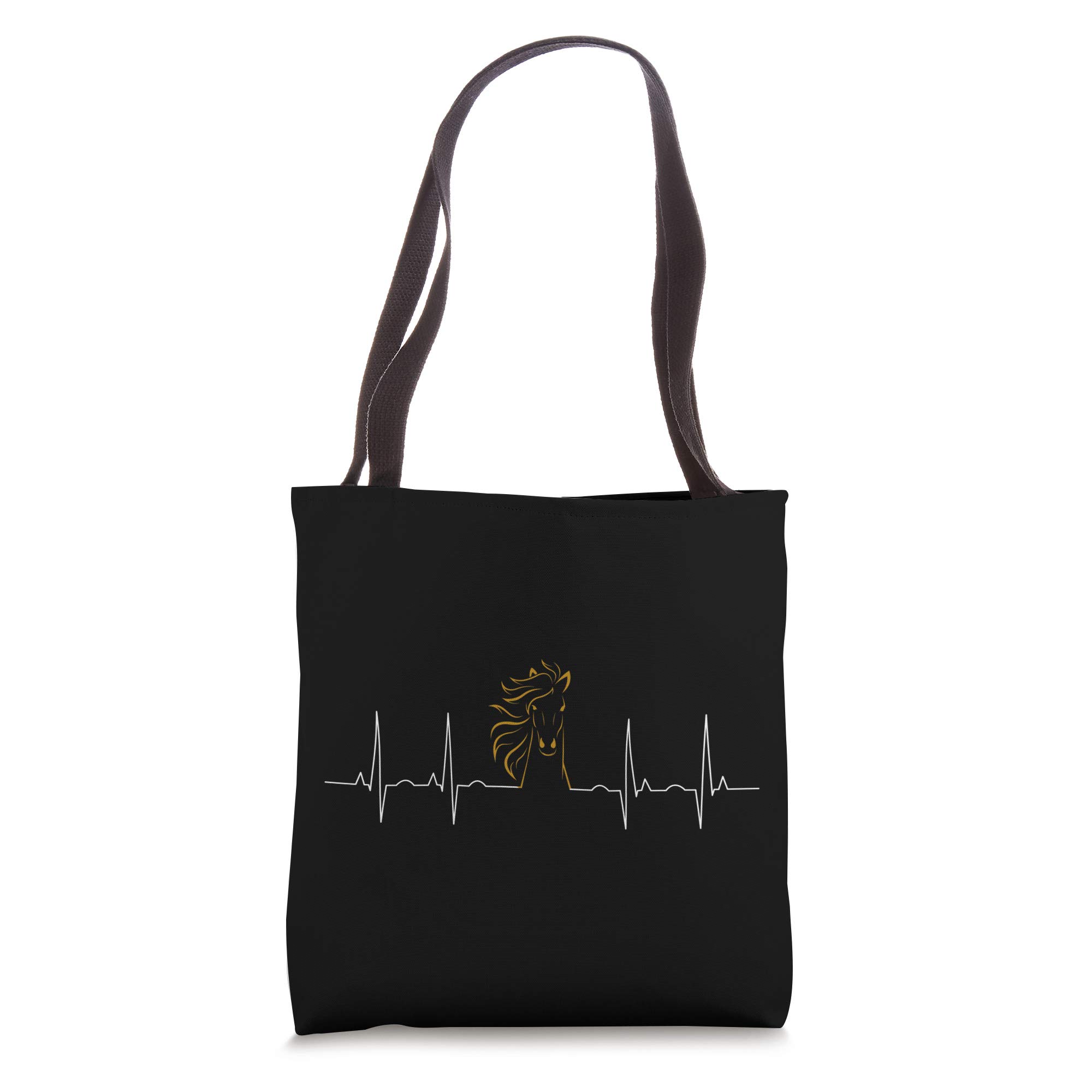 Equestrian Gifts for Horse Lovers - Heartbeat Horse Tote Bag for Riding Enthusiasts | Perfect for Horse Shows, Barn Visits & Equestrian Events
