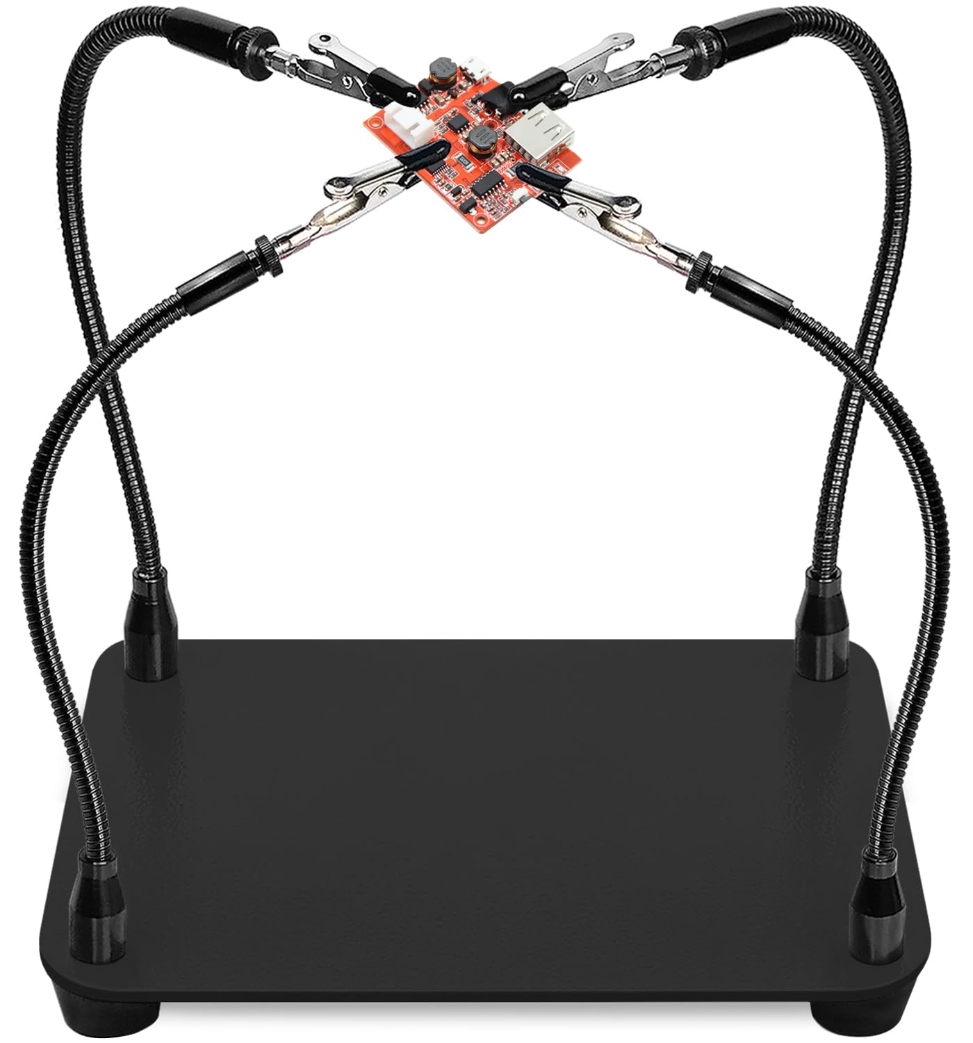 Soldering Station with 4 Flexible Arms - for Electronics & Jewelry Repair