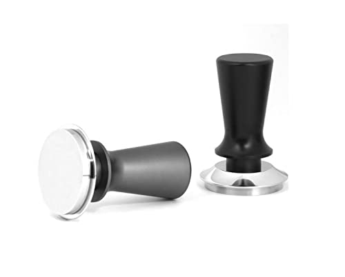 Premium 51mm/53mm/58mm Espresso Tamper - Adjustable 304 Stainless Steel Coffee Distributor with Sloped Base - Professional Barista Tool for Perfect Coffee Extraction (Ideal for Home & Cafe Use)