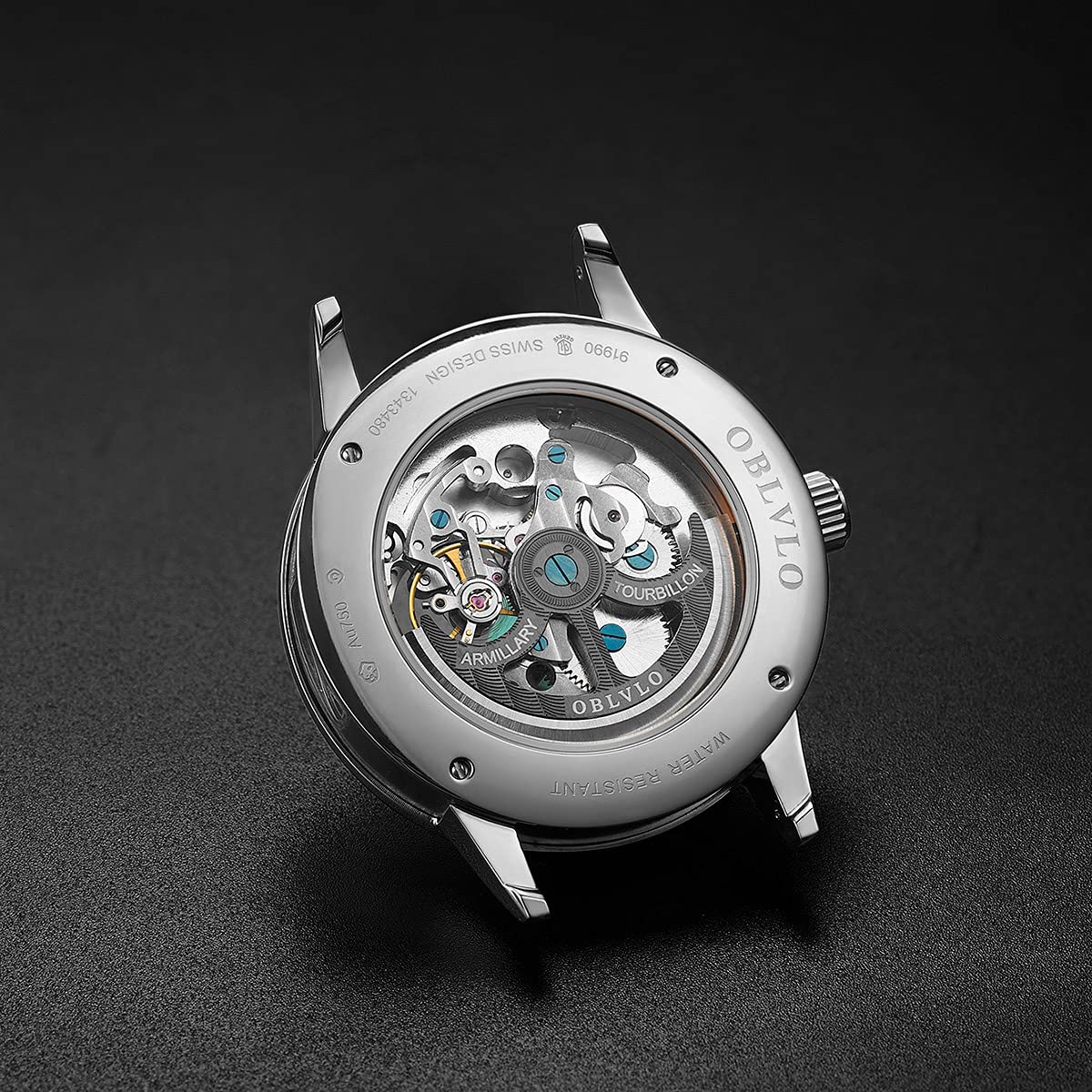 Luxury Rose Gold Men's Automatic Skeleton Watch with Genuine Leather Strap VM-1 - Perfect for Business Meetings, Formal Events & Everyday Wear