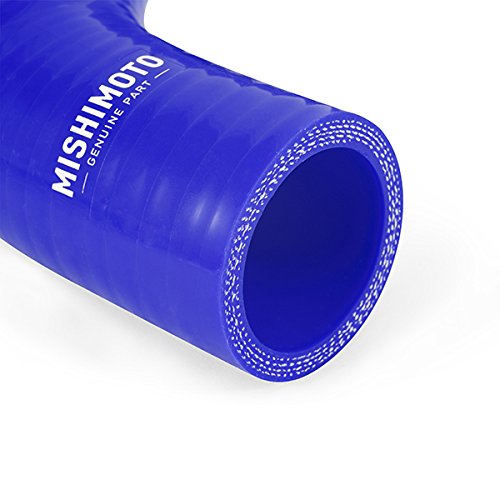 Mishimoto MMHOSE-XD-16BL Blue Silicone Water Hose Kit for 2016-2019 Nissan Titan XD - High-Performance Cooling System Upgrade for Off-Road & Towing Applications