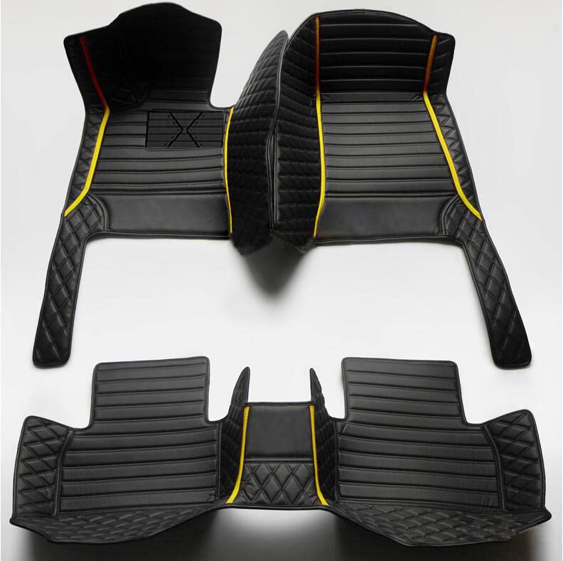 Black with Yellow Stripe