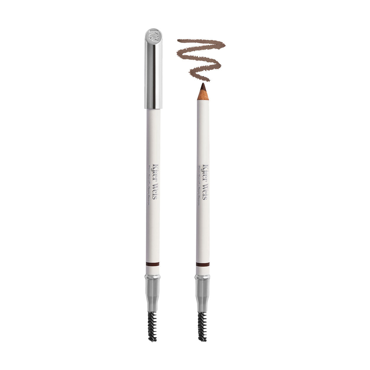 Kjaer Weis Brow Pencil - Natural & Vegan Eyebrow Pencil for Perfectly Shaped Brows | Cruelty-Free & Long-Lasting | Ideal for Everyday Makeup & Professional Looks