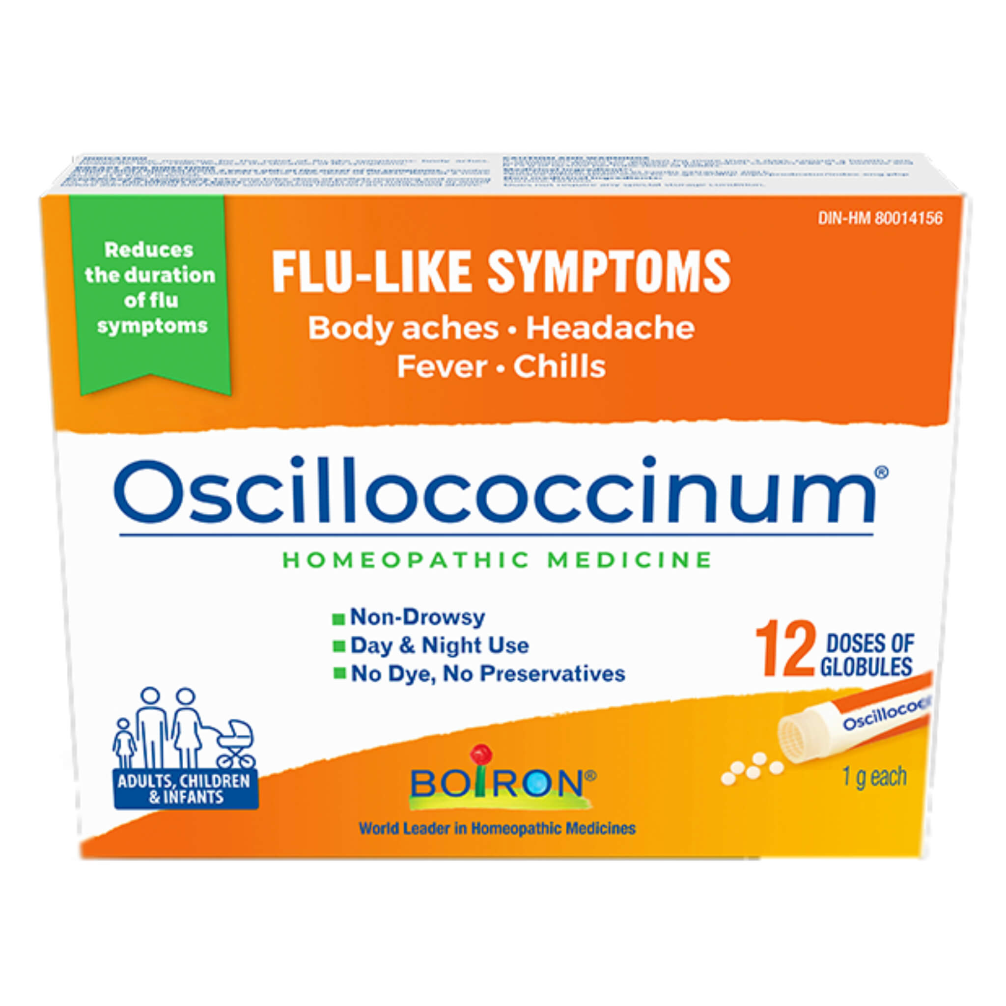 Oscillococcinum Homeopathic Medicine for Flu Relief - Natural Cold & Flu Symptom Relief - Boiron Oscillococcinum for Adults & Kids - Perfect for Cold & Flu Season, Travel, and Immune Support