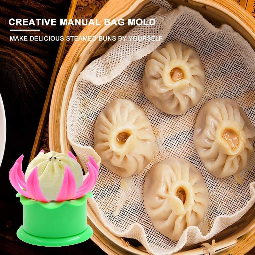 Nobilea Fast Momos Dumpling Maker - Plastic Dough Press Mold for Homemade Momos, Wontons & Dumplings | Perfect for Asian Cooking, Party Snacks & Quick Meals