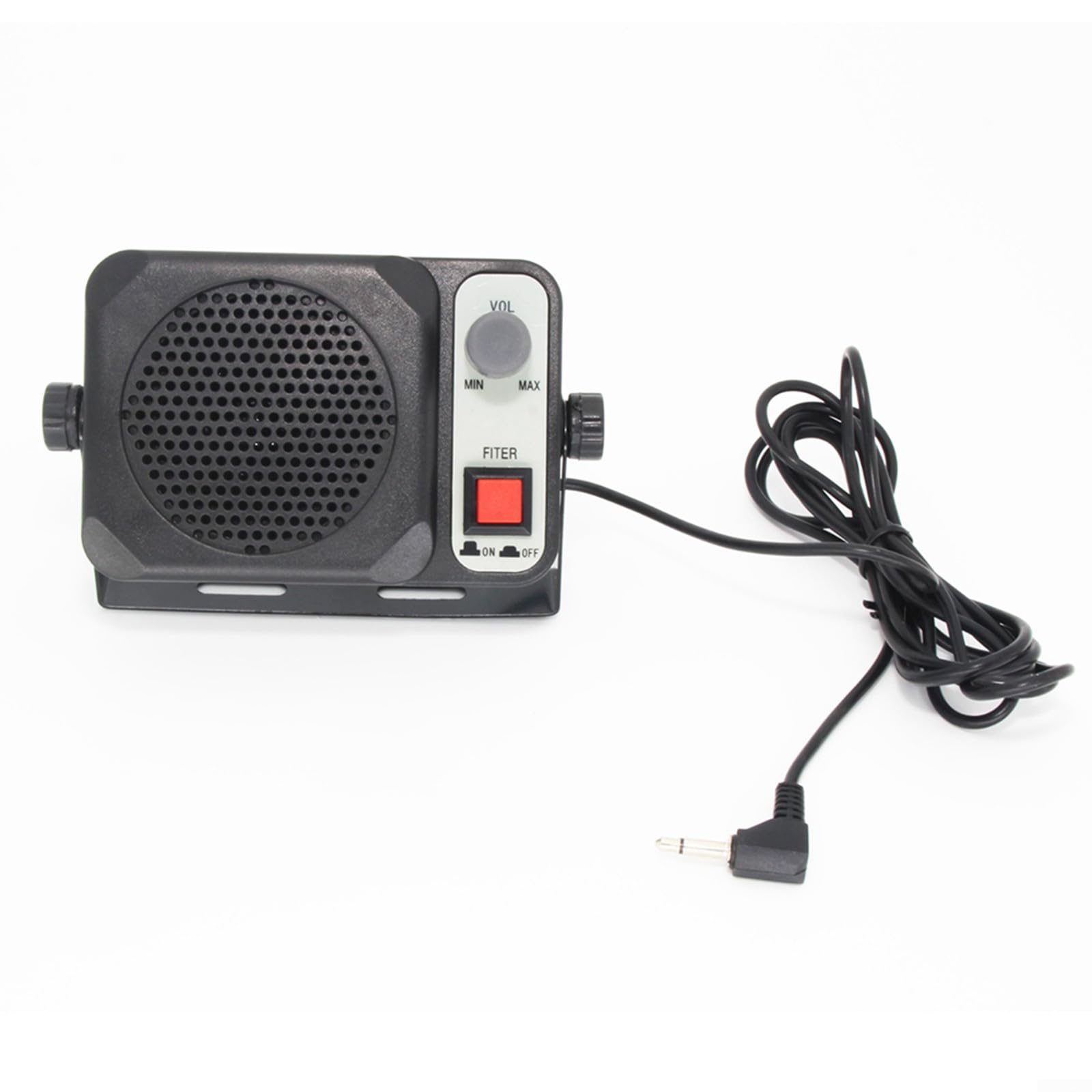 Heavy Duty External Speaker for Car CB Radio - 3.5mm Aux Portable Loudspeaker with Clear Sound | Perfect for Truck Drivers, Road Trips & Emergency Communication