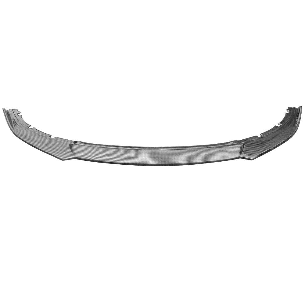 FREEMOTOR802 Carbon Fiber Front Bumper Lip Spoiler for 2013-2014 Ford Mustang | IKON Style CFL Splitter Valance Guard | Aggressive Look & Enhanced Aerodynamics | Perfect for Car Shows & Street Performance