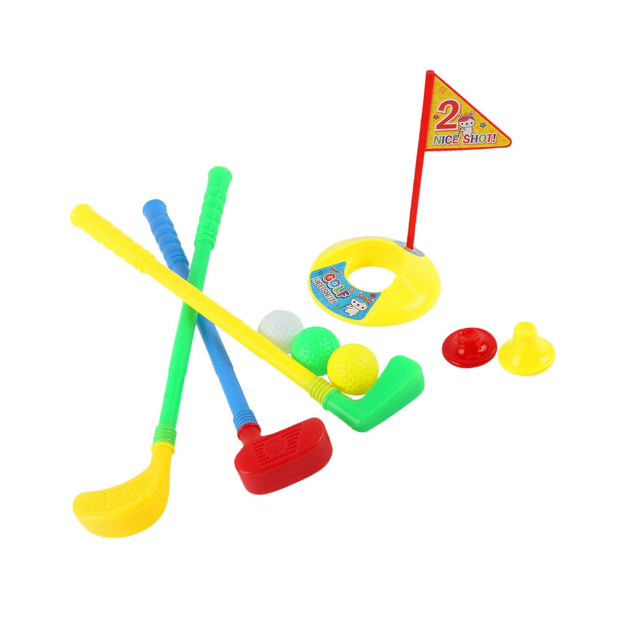 GANAZONO Kids Golf Set - Indoor & Outdoor Golf Toy for Children, Educational Sports Game with Golf Clubs & Wear - Perfect for Backyard Play, Birthday Gifts & Family Fun Activities