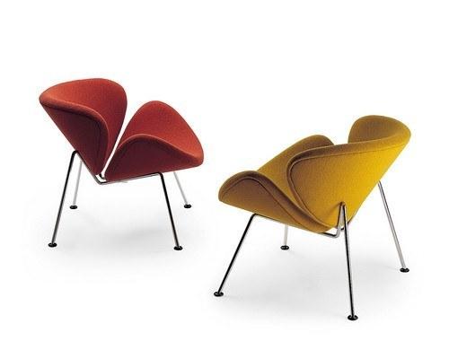 Pierre Paulin Orange Slice Chair by Artifort - Mid-Century Modern Lounge Chair for Living Room, Office & Reading Nook - Iconic Design Furniture for Home Decor