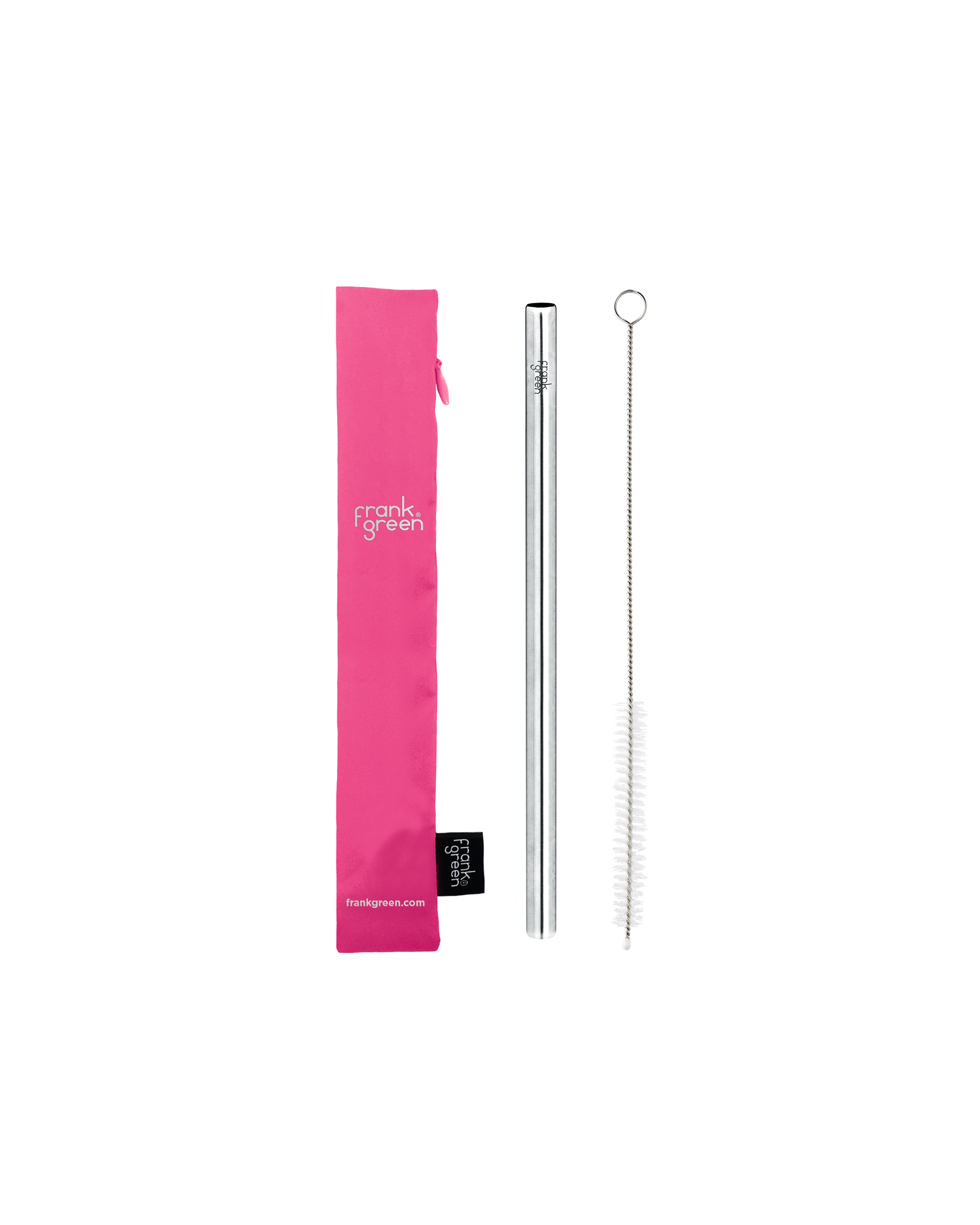 Eco-Friendly Jumbo Reusable Straws Pack - 12