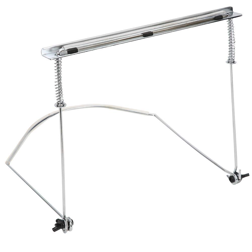 Premium Silver Harmonica Holder for 24-Hole Harmonicas - Adjustable Neck Strap & Hands-Free Bracket - Perfect for Live Performances, Practice Sessions & Street Musicians