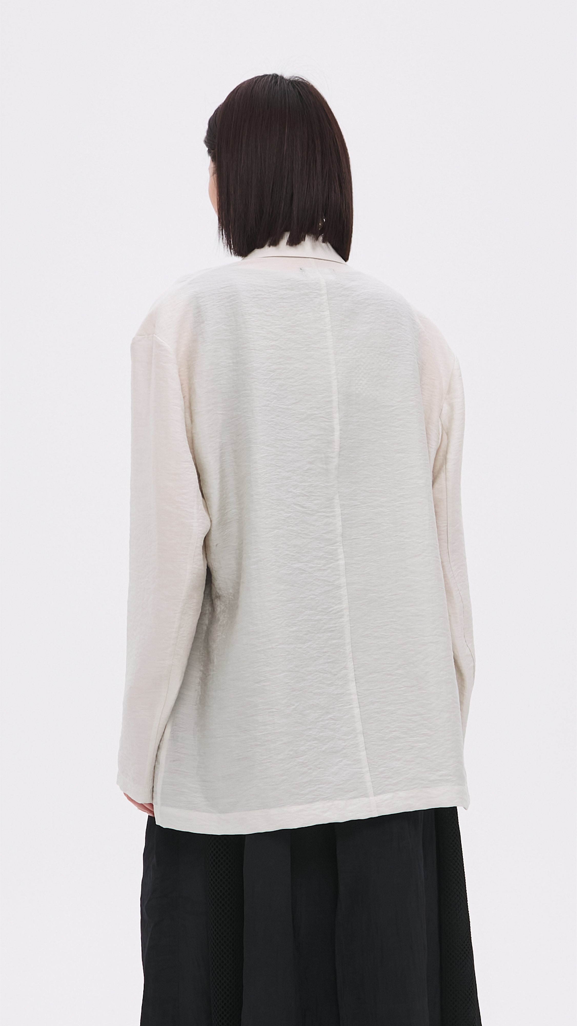 Women's Lightweight Sheer Blazer Jacket - Elegant Open Knit Office Wear for Business & Casual Outfits | Perfect for Work, Parties & Special Occasions