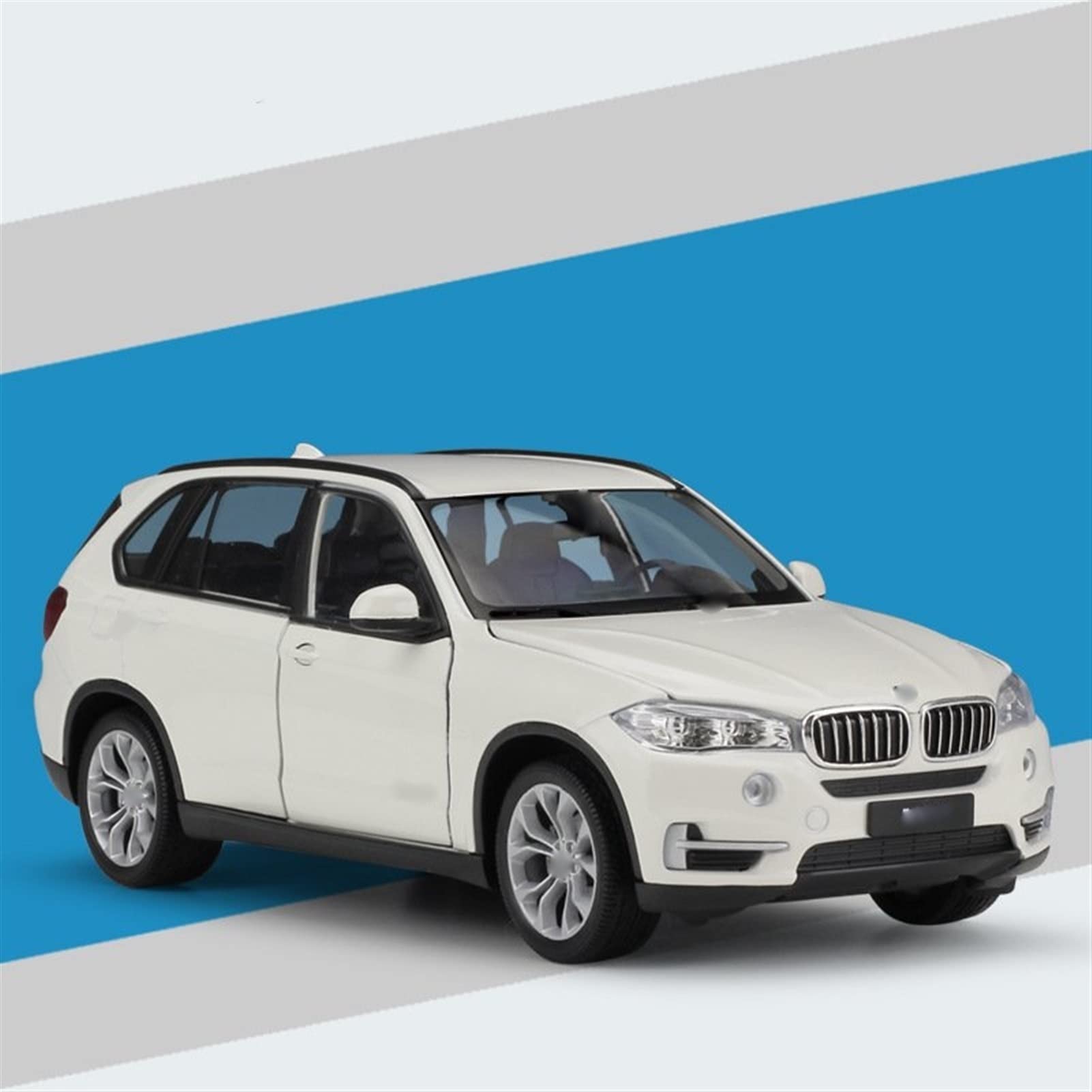 1:24 Scale BMW X5 Off-Road Alloy Die-Cast Car Model - Premium Collectible Toy Car with Detailed Simulation (White) | Perfect for Car Enthusiasts, Gift Giving, and Display Collections