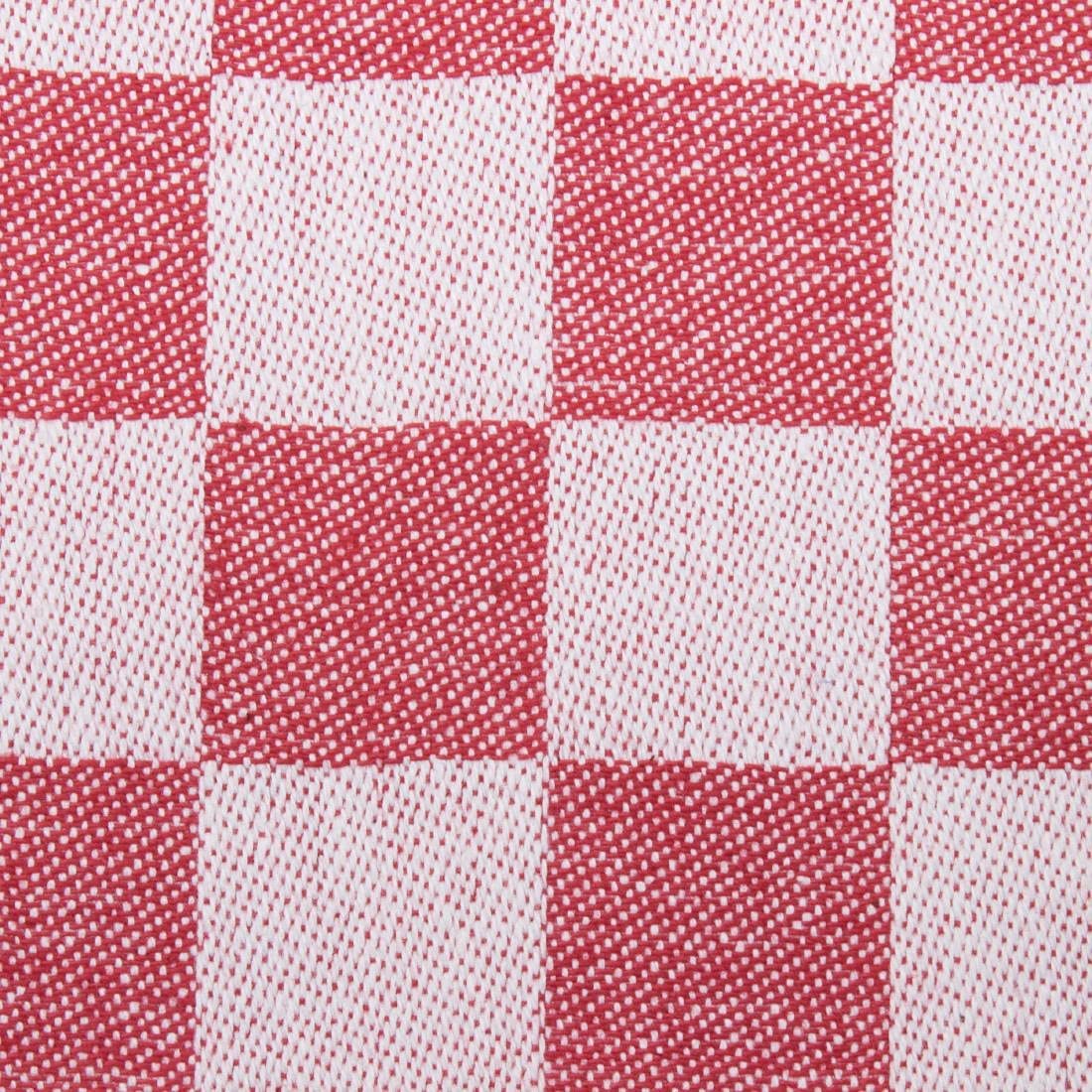 Premium Red Pattern Chef Tea Towel - Absorbent Kitchen Towel for Cooking, Baking & Dish Drying - Ideal for Home & Restaurant Use