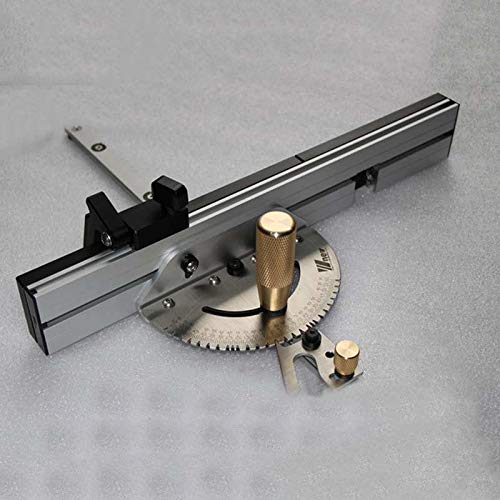 Yuton Woodworking DIY Tool Replacement Parts - Adjustable Miter Gauge & Box Joint Jig Kit with Flip Stop | Perfect for Woodworking Projects, Furniture Making, and Precision Cutting